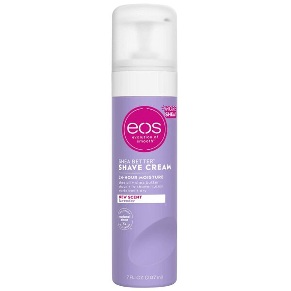 EOS Ultra Moisturizing Shave Cream - Lavender Jasmine | Provides 24-Hours Of Skin-softening Moisture | Shave Wet or Dry |7 Fl Oz. | 3 Pack