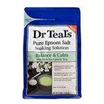 Epsom Salt Matcha Green Tea Balance & Calm Bath Soaking Solution with Essential Oils 3 lbs (Pack of 2)