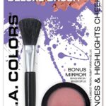 L.A. Colors Blusher and Deluxe Brush Natural 0.075 Ounce