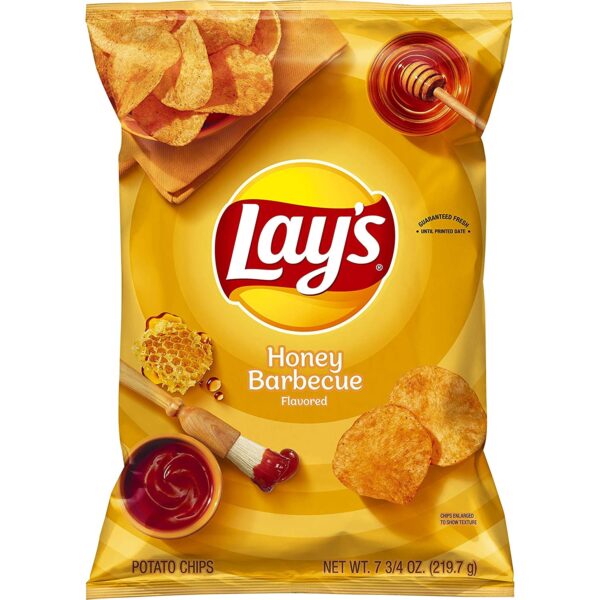 Lay's Honey Barbecue Flavored Potato Chips 7.75 oz